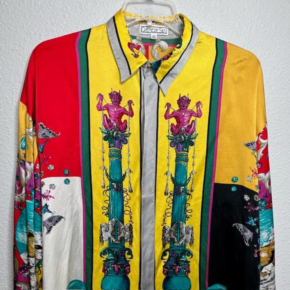 Creme de Silk Shirts Creme De Silk Mens Divinity 64 100 Silk Button Down Shirt Poshmark